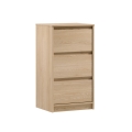 Commode MIYABI 47 x 86 x 40 cm, chêne Cremona