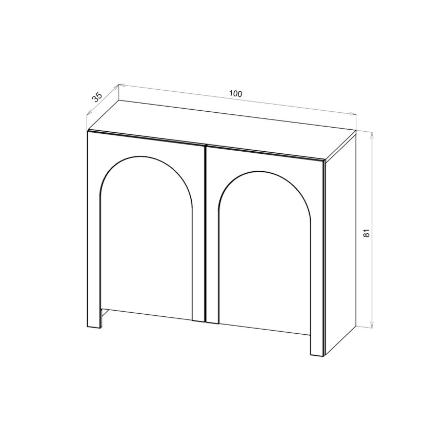 Commode NIO cachemire/beige