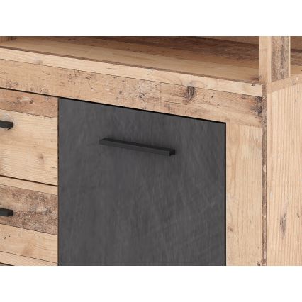 Commode RUNA brun clair/anthracite