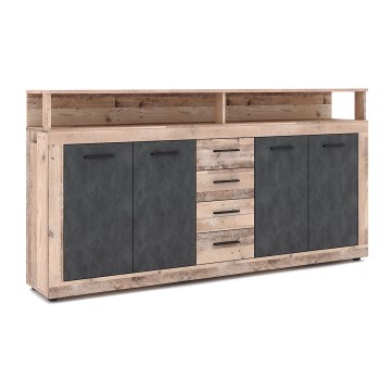 Commode RUNA marron clair/anthracite