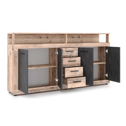 Commode RUNA marron clair/anthracite