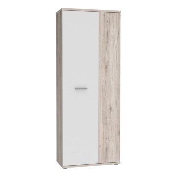 Commode/Schoenenkast SIMO wit/taupe