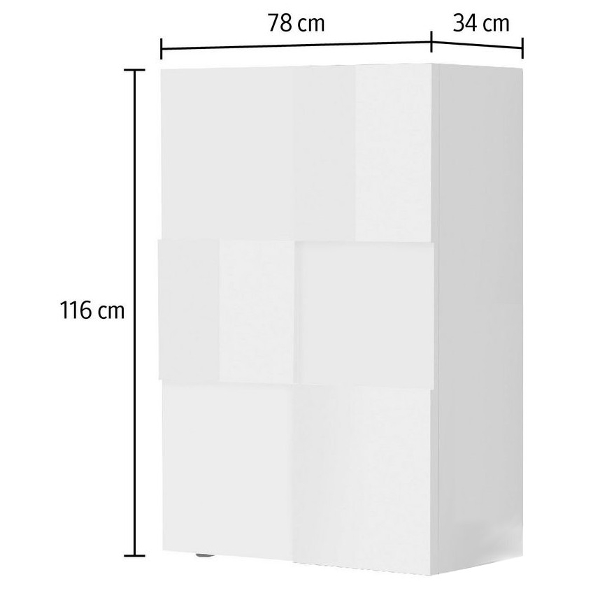 Commode SERIAN blanche