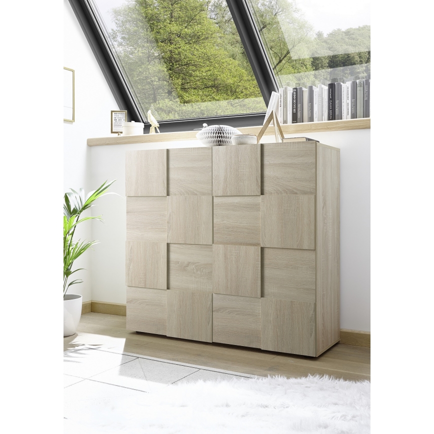 Commode SERIAN chêne Sonoma
