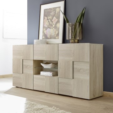 Commode SERIAN chêne Sonoma