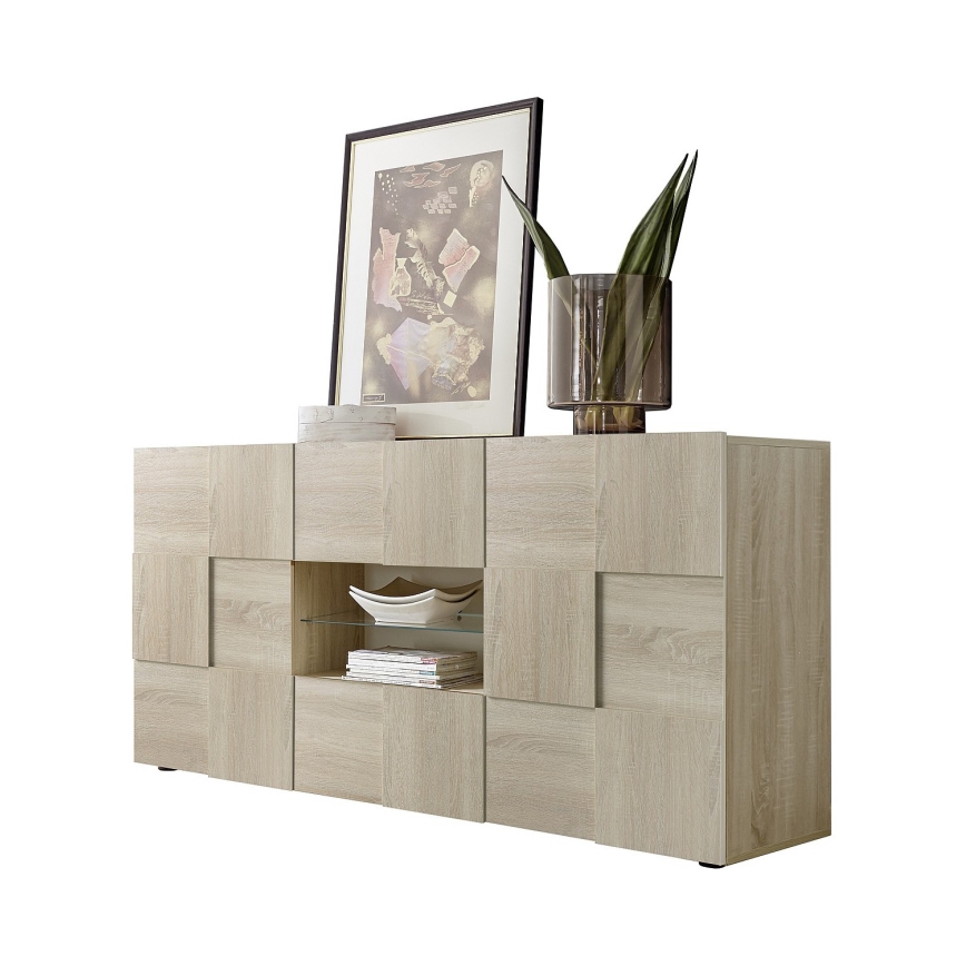 Commode SERIAN chêne Sonoma