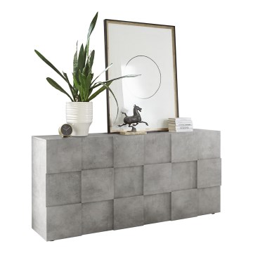 Commode SERIAN gris béton