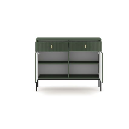 Commode SUE verte/noire
