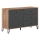 Commode SULA chêne craft/noir