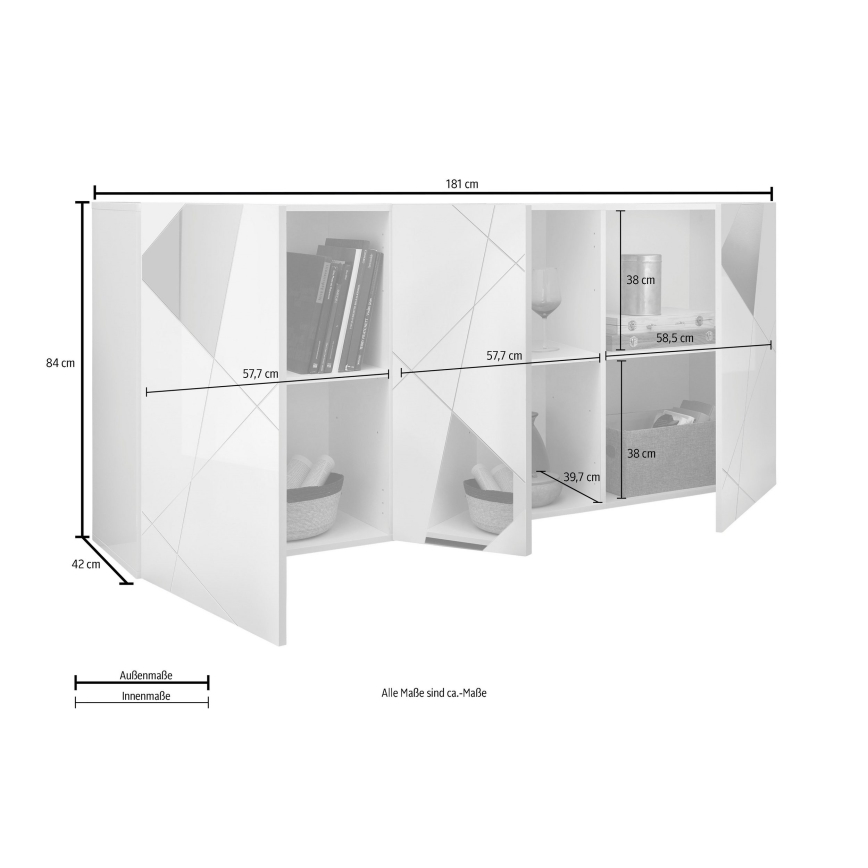 Commode TAVRI blanche