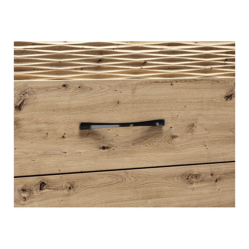 Commode VANCO 94x92 cm chêne artisanal