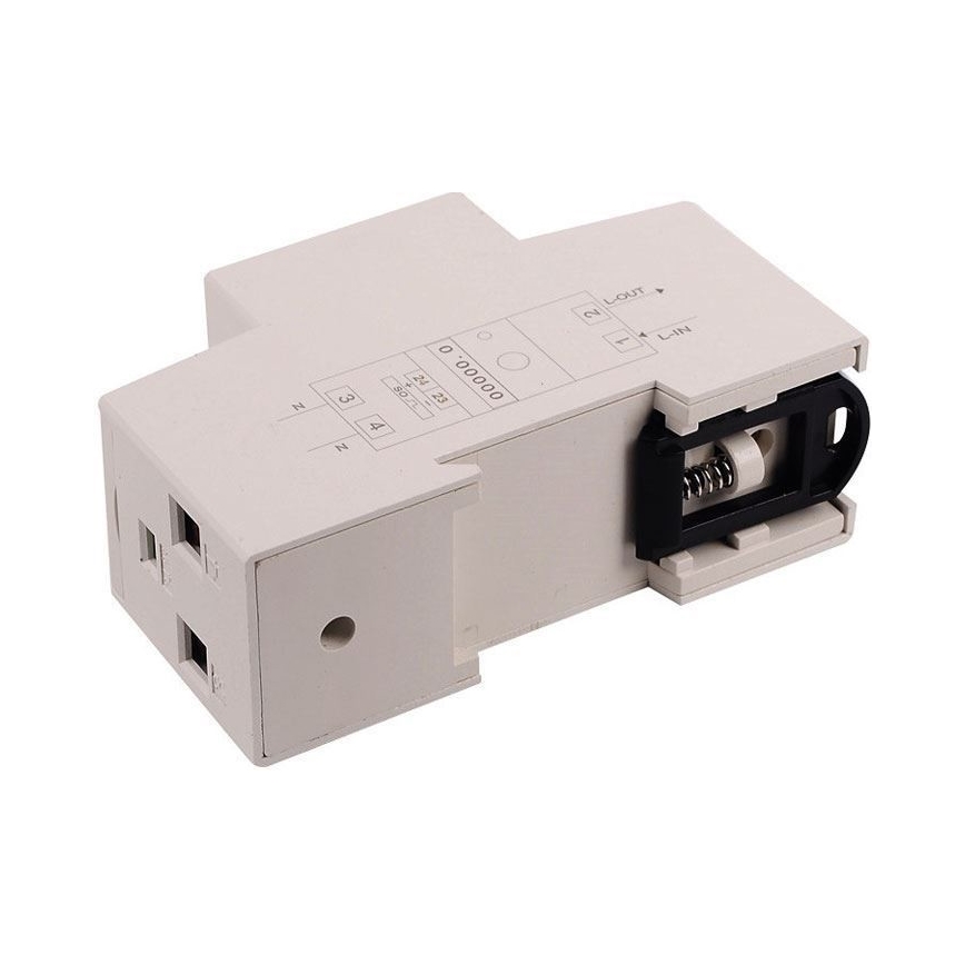 Compteur d'électricité monophasé pour rail DIN DDS015