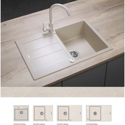 Concept BDG3334BE - Keukenkraan 33,5 cm graniet/beige