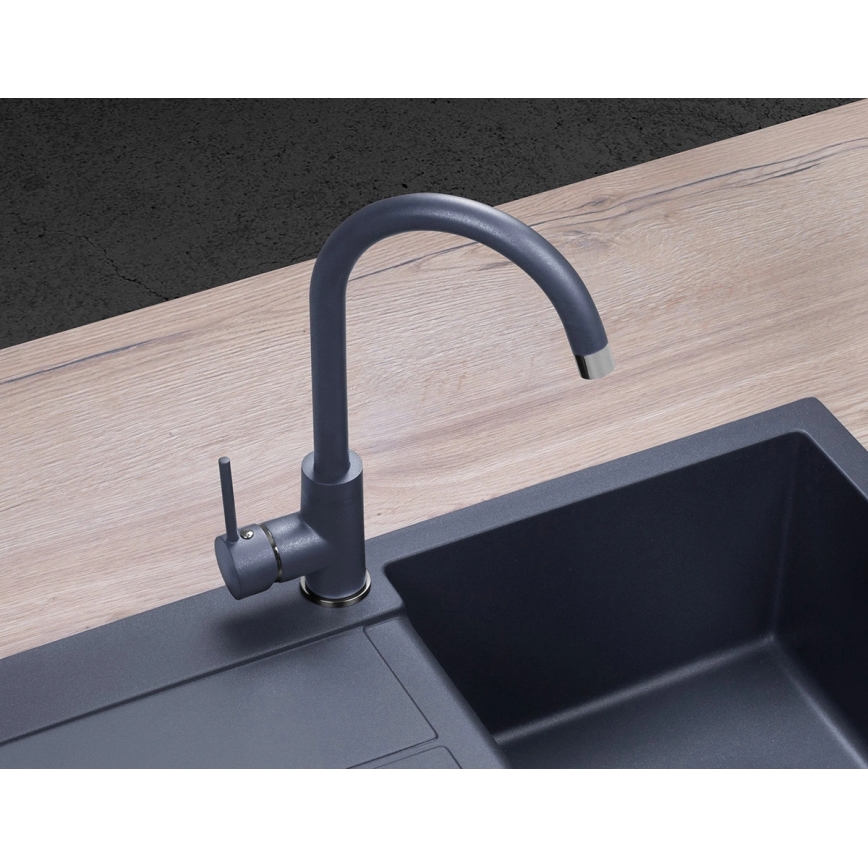 Concept BDG3334DG - Mitigeur d'évier 33,5 cm granit/gris foncé