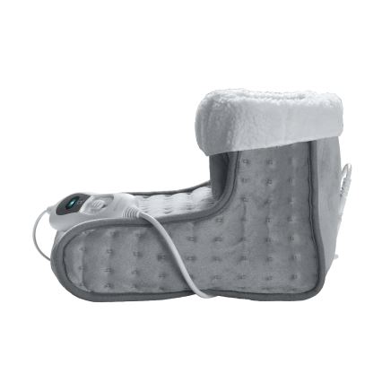 Concept BV1020 - Chausson chauffant électrique 100 W/230 V 30×30 cm gris/blanc