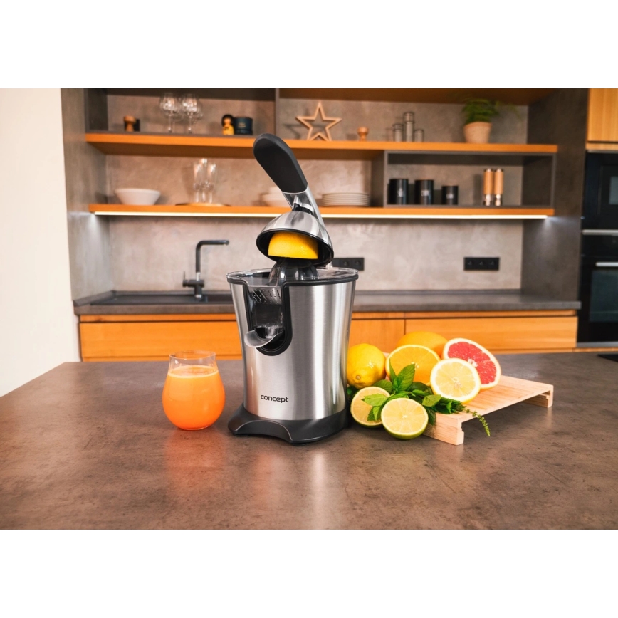 Concept CE3520 - Presse-agrumes à levier 0,75 l, 160 W / 230 V, en inox
