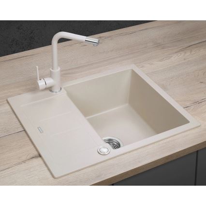 Concept DG05C45BE - Keukenspoelbak CUBIS 50x62 cm graniet/beige