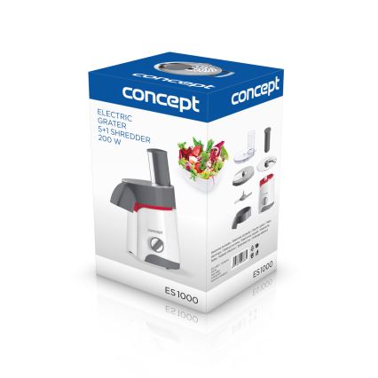 Concept ES1000 - Râpe électrique 200W/230V blanc/gris