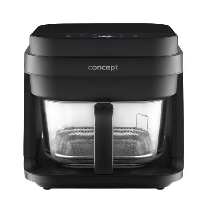 Concept FR5500 - Airfryer GLASS & FAST 5,5 l 1200W/230V noir