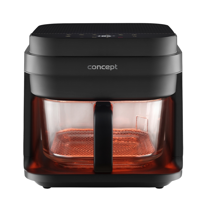Concept FR5500 - Airfryer GLASS & FAST 5,5 l 1200W/230V noir