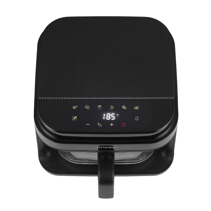 Concept FR5500 - Airfryer GLASS & FAST 5,5 l 1200W/230V noir
