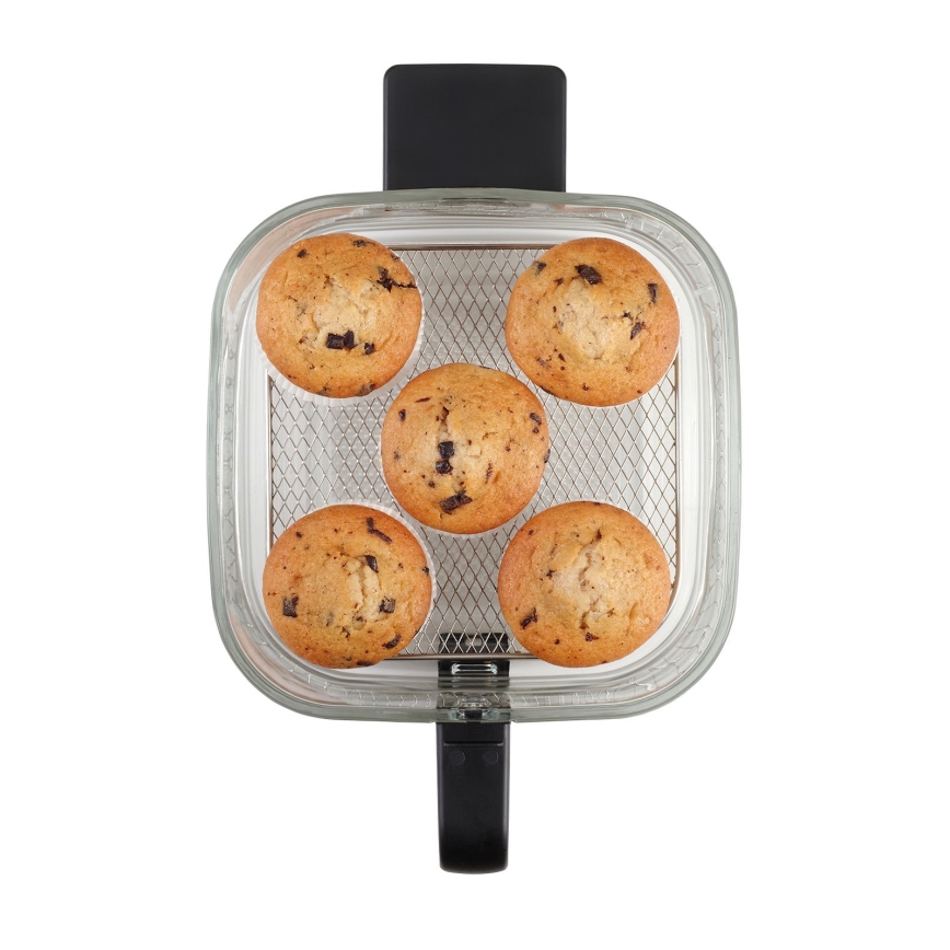 Concept FR5500 - Airfryer GLASS & FAST 5,5 l 1200W/230V noir