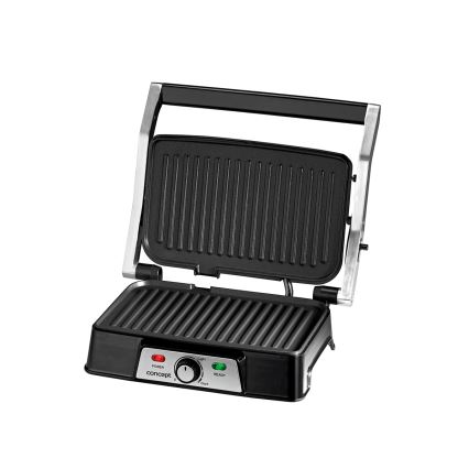 Concept ge2005 - Contactgrill 1500W/230V roestvrij/zwart