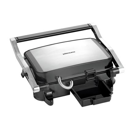 Concept ge2005 - Contactgrill 1500W/230V roestvrij/zwart