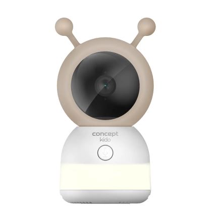 Concept KD4010 - Babyphone intelligent avec moniteur et capteur de mouvement SMART KIDO 4,5W/230V Wi-Fi beige