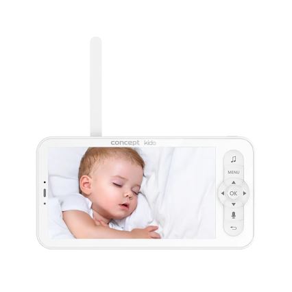 Concept KD4010 - Slimme babyfoon SMART KIDO met monitor en bewegingssensor, 4,5W/230V, Wi‑Fi, beige