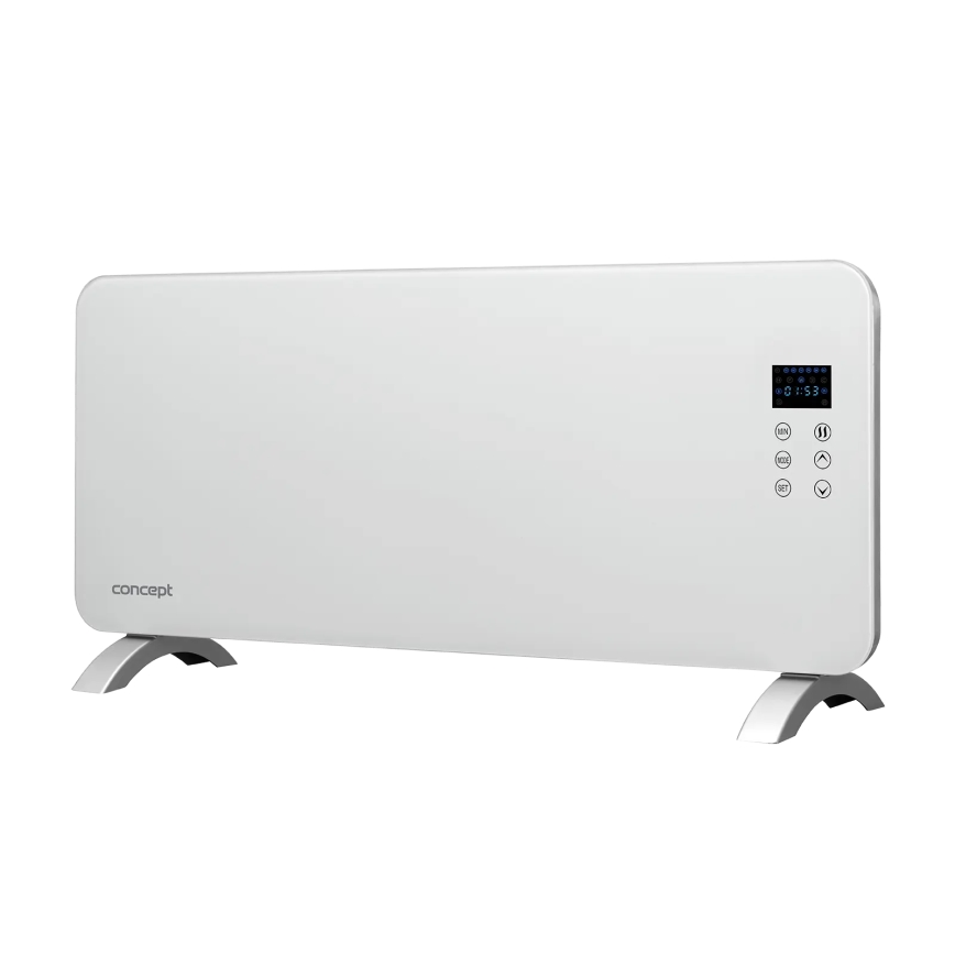 Concept KS4000 - Convecteur / radiateur électrique 1000/2000 W IP24 blanc + télécommande