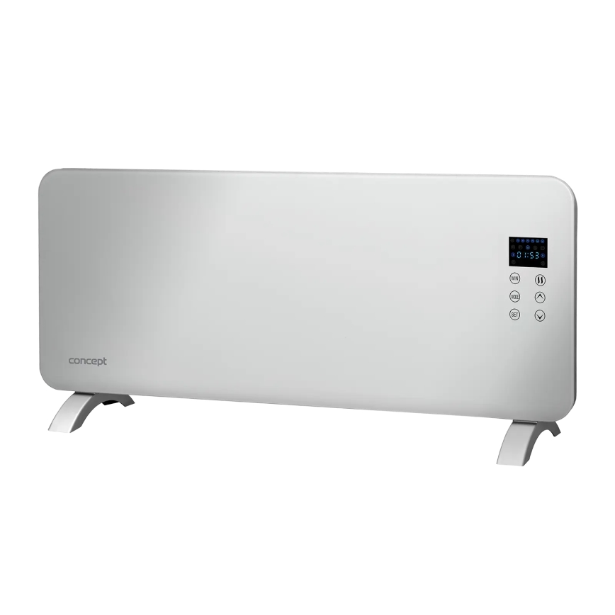 Concept KS4000 - Convecteur / radiateur électrique 1000/2000 W IP24 blanc + télécommande
