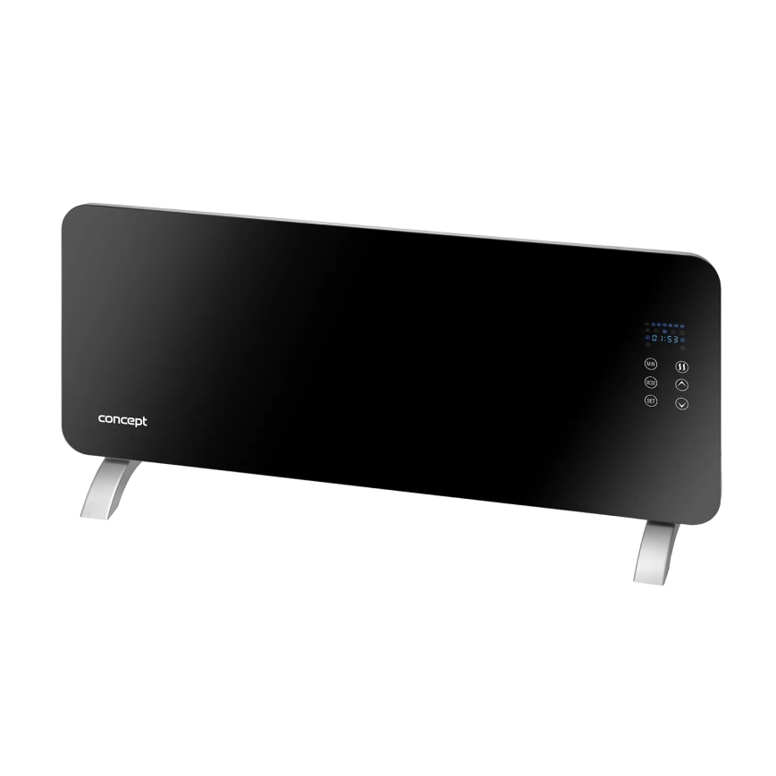 Concept KS4010 - Convecteur électrique 1000/2000 W IP24 noir + télécommande