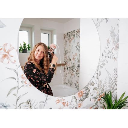 Concept KT2140 - Drievoudige krultang GLAM STYLE 100W/230V wit/roségoud