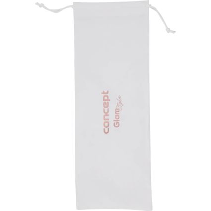 Concept KT2140 - Drievoudige krultang GLAM STYLE 100W/230V wit/roségoud