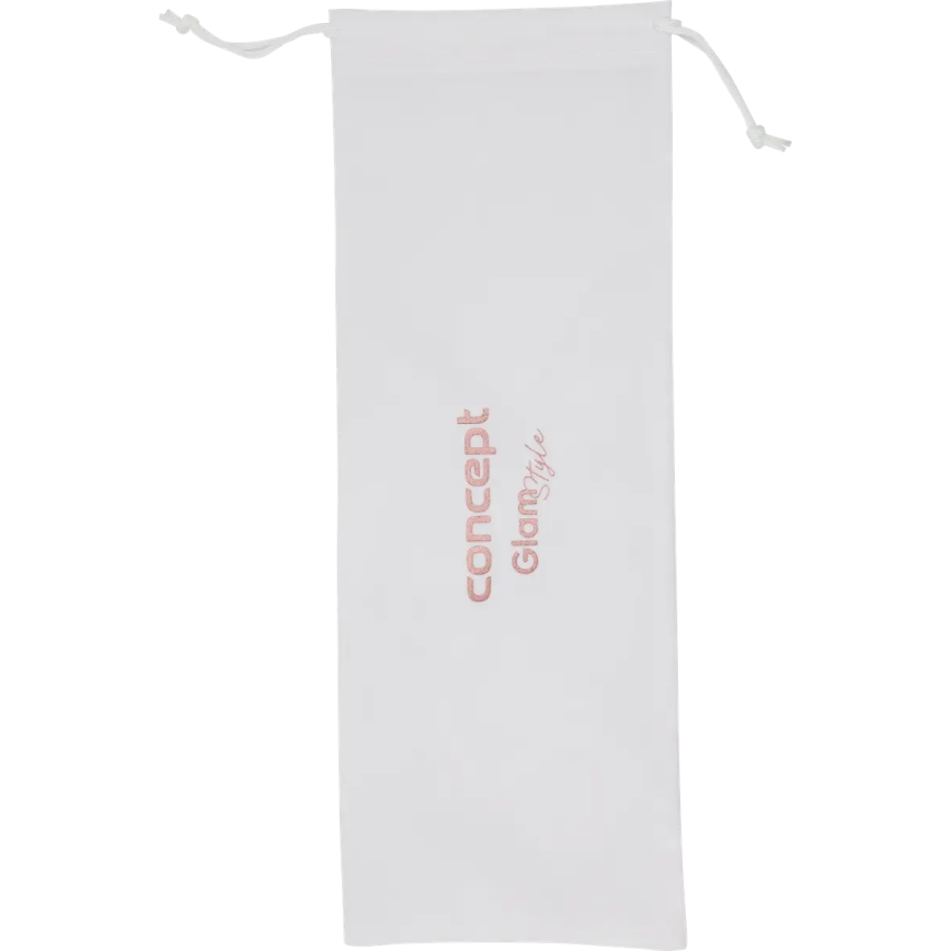 Concept KT2140 - Fer à boucler triple GLAM STYLE 100W/230V blanc/or rose