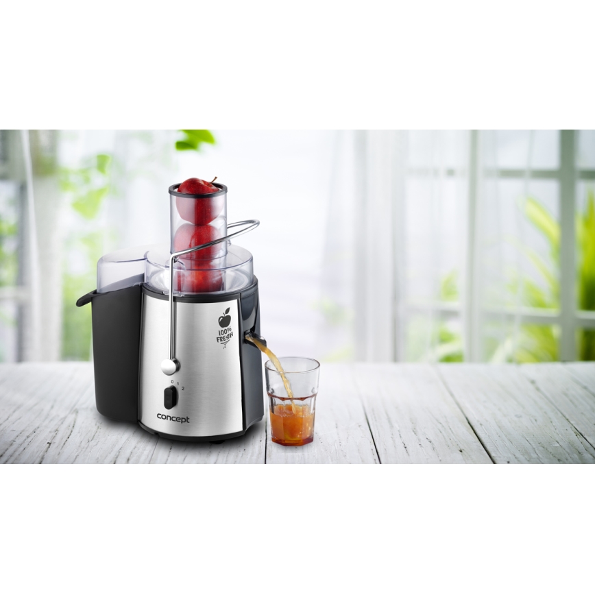 Concept LO7026 - Centrifugaal sapcentrifuge 1000W/230V zwart/roestvrij staal
