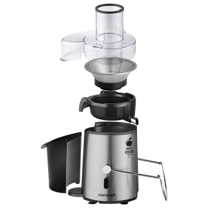Concept LO7026 - Centrifugaal sapcentrifuge 1000W/230V zwart/roestvrij staal