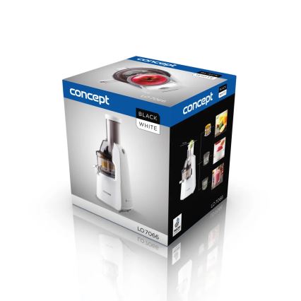 Concept LO7066 - 3-in-1 slowjuicer (schroefpers) 240W/230V, wit