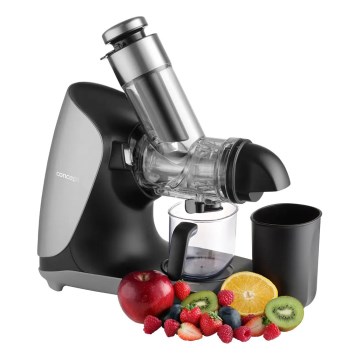Concept LO7250 - Extracteur de jus à vis horizontal 200W/230V noir/inox