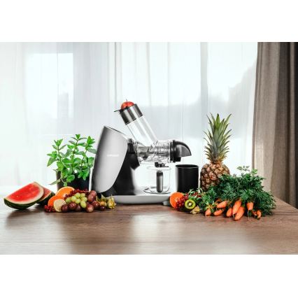 Concept LO7250 - Extracteur de jus à vis horizontal 200W/230V noir/inox