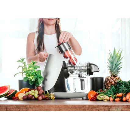 Concept LO7250 - Extracteur de jus à vis horizontal 200W/230V noir/inox
