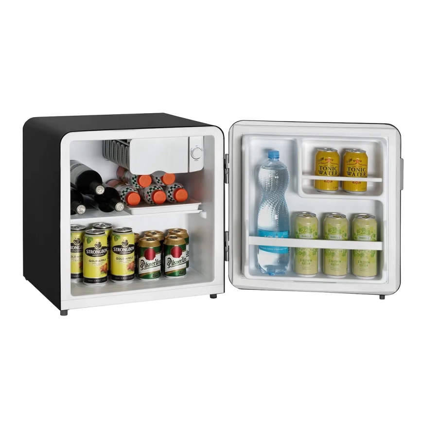 Concept LR2047bcN - Retro minibar 47 l zwart