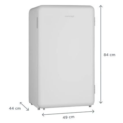Concept LTR3047whN - Réfrigérateur rétro 93 l blanc