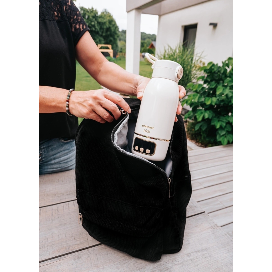Concept OC4000 - Chauffe-eau et chauffe-biberon de voyage KIDO 500 ml 36W/7,4V 5000 mAh beige