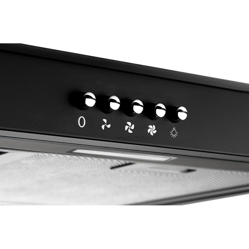 Concept OPP1260bc - Hotte aspirante sous-meuble 59,5 cm noire
