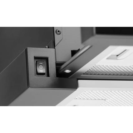 Concept OPV3560bc - Hotte aspirante escamotable 59,5 cm noire