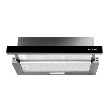 Concept OPV3560bc - Hotte aspirante escamotable 59,5 cm noire