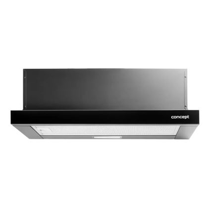 Concept OPV3560bc - Hotte aspirante escamotable 59,5 cm noire