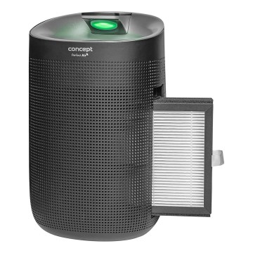 Concept OV1210 - Luchtontvochtiger en luchtreiniger PERFECT AIR 1 l 45W/230V zwart